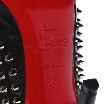 Christian Louboutin Nappa Pigalle Plato Spikes 120 Pumps 37.5 Black 6 of 10