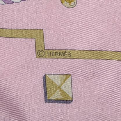 Hermes Silk Keys Les Cles Scarf 90 4 of 5