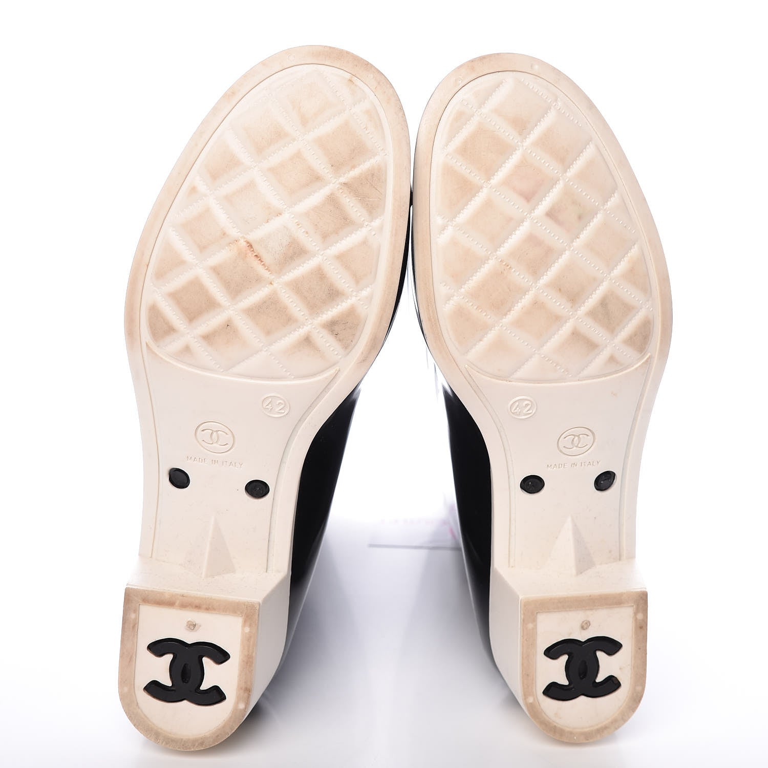 Chanel Rubber Camellia Rain Boots 42 Black 12 of 18