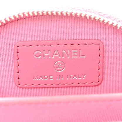 Chanel Caviar Quilted Boy Zipped Coin Purse Light Pink 6 of 8