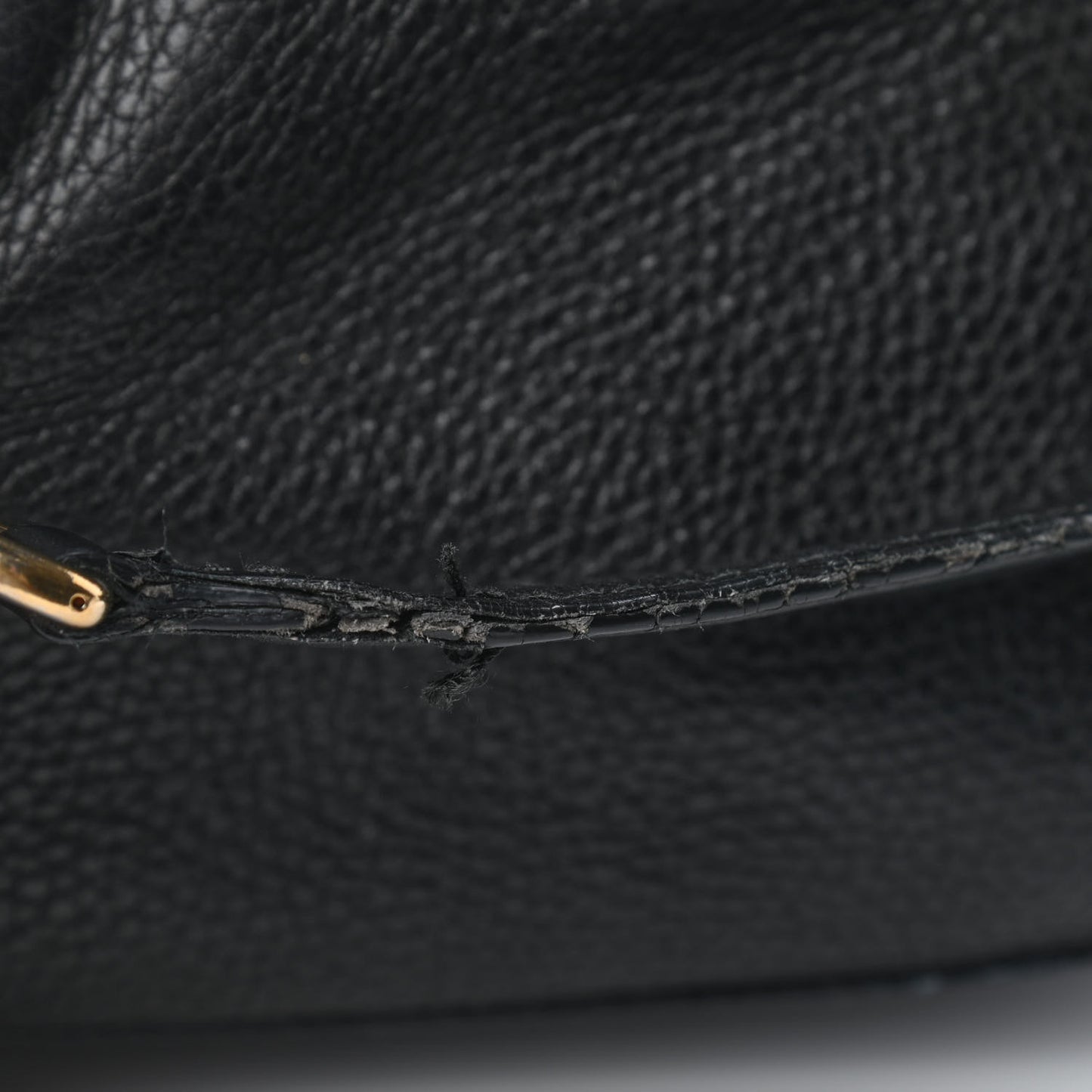 Pebbled Calfskin Medium Soho Chain Shoulder Bag Black
