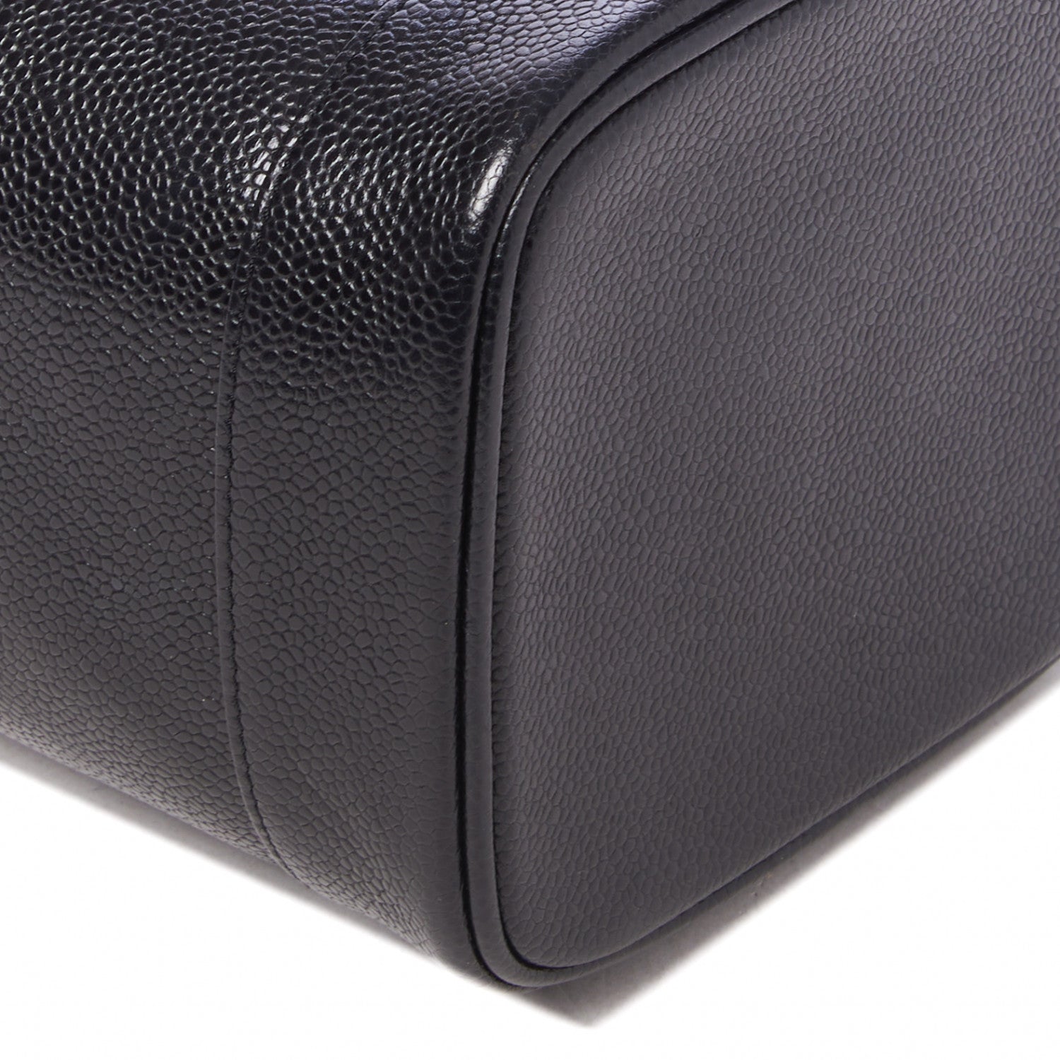 Chanel Caviar Cosmetic Vanity Bag Black 5 of 10