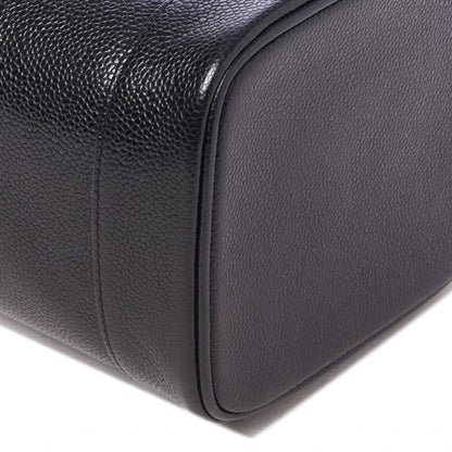 Chanel Caviar Cosmetic Vanity Bag Black 5 of 10