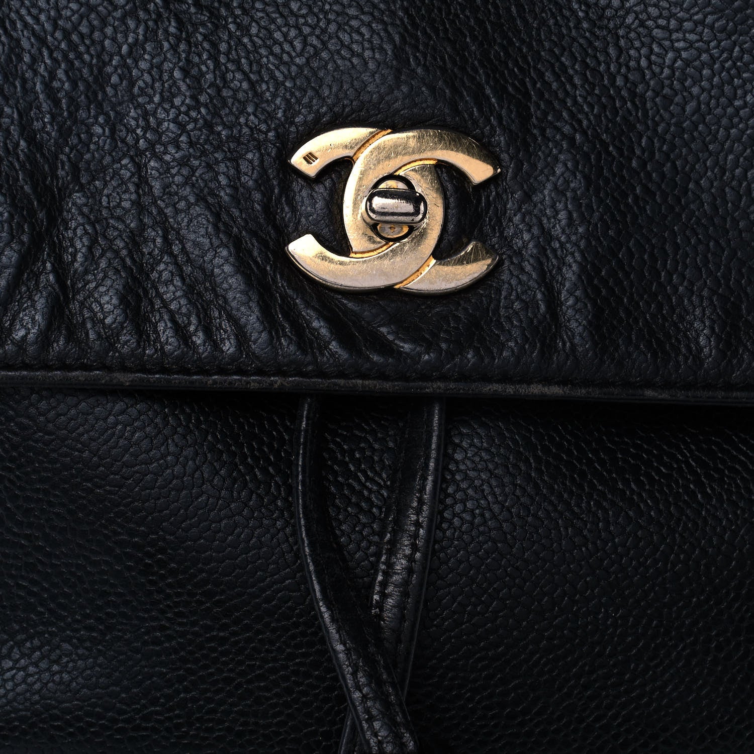 Chanel Caviar CC Backpack Black 8 of 12