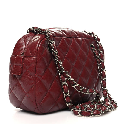Chanel Caviar Quilted Camera Case Burgundy 3 of 13