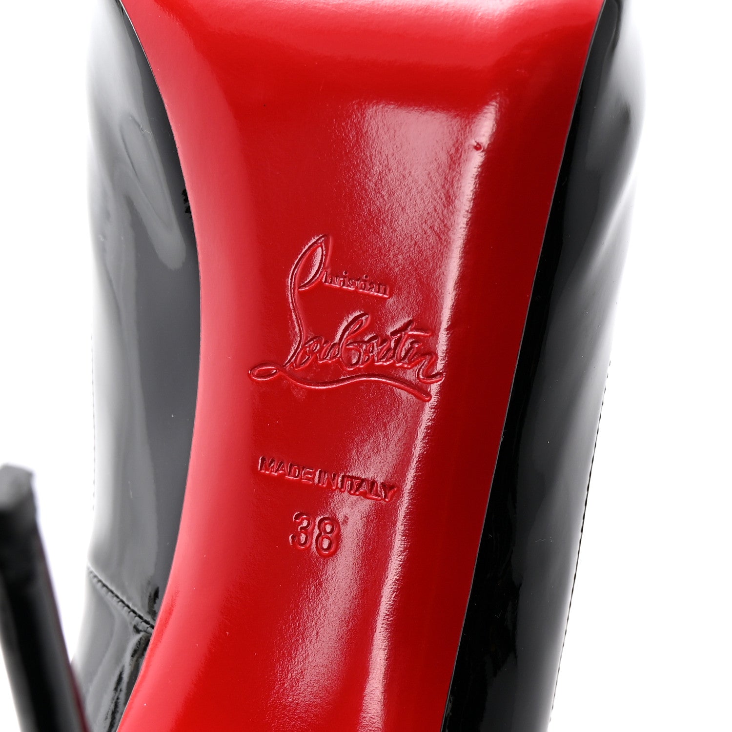 Christian Louboutin Patent New Very Prive 120 Pumps 38 Black 7 of 9