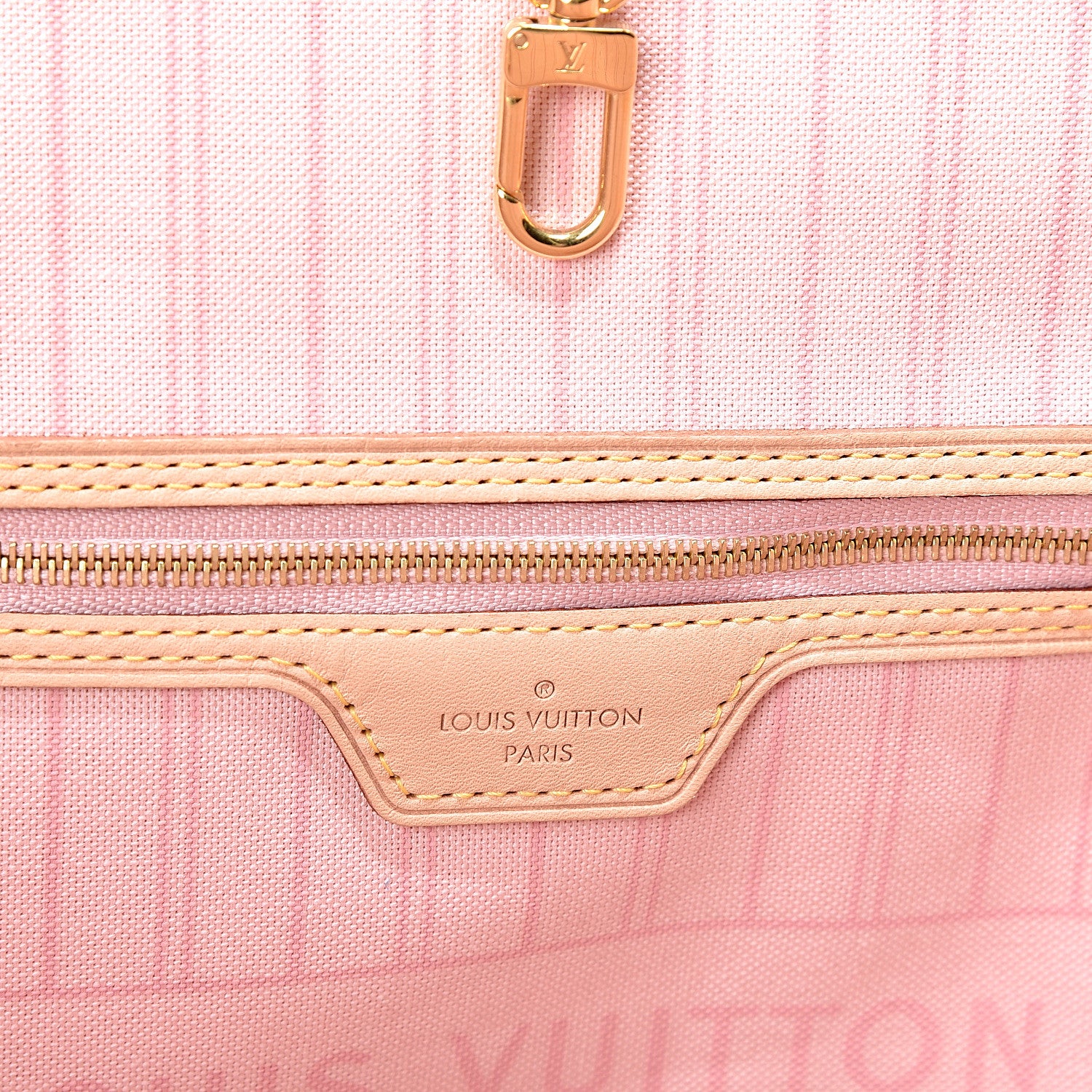 Louis Vuitton Damier Azur Neo Neverfull MM Rose Ballerine 5 of 8