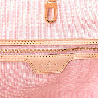 Louis Vuitton Damier Azur Neo Neverfull MM Rose Ballerine 5 of 8