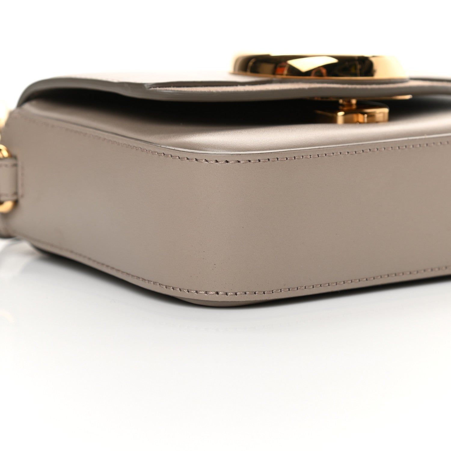 Chloe Shiny Calfskin Suede Mini C Double Carry Motty Grey 9 of 11