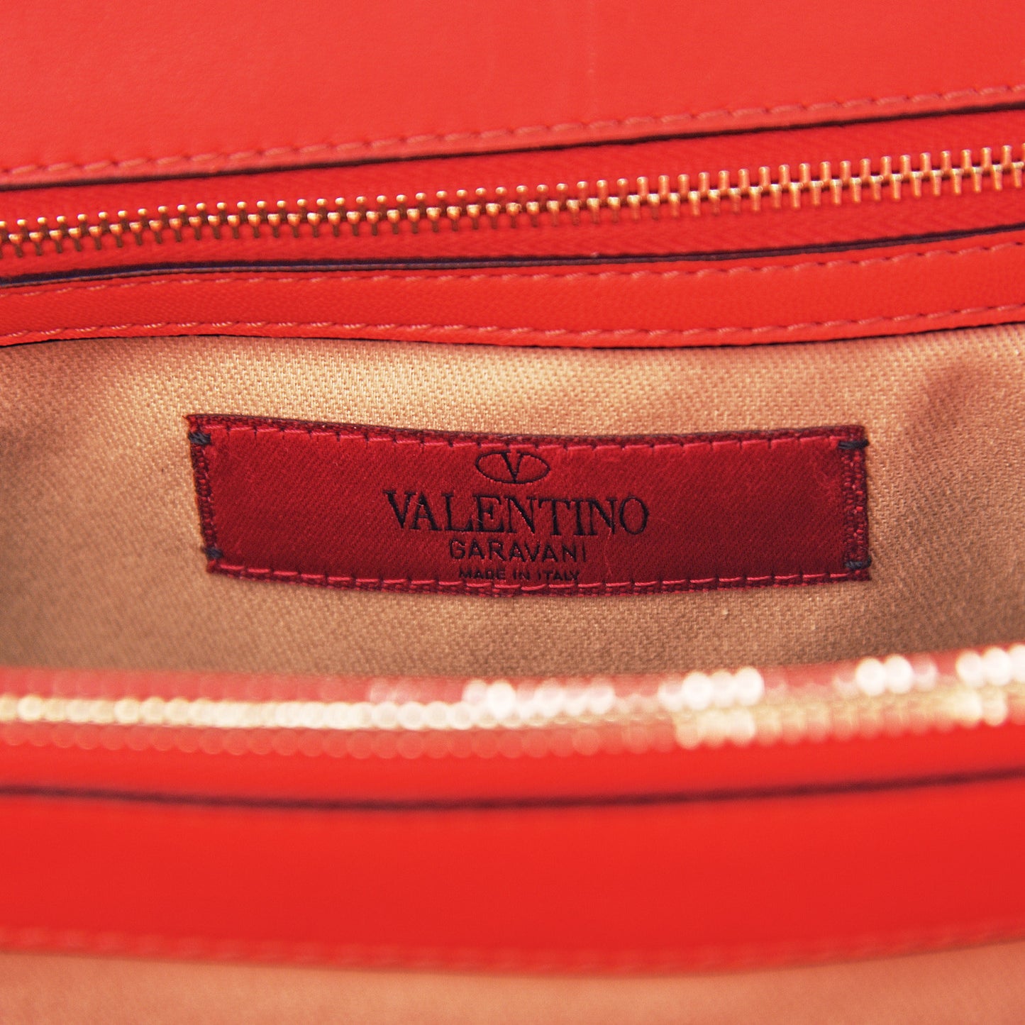 Vitello Lace Demetra Satchel Coral