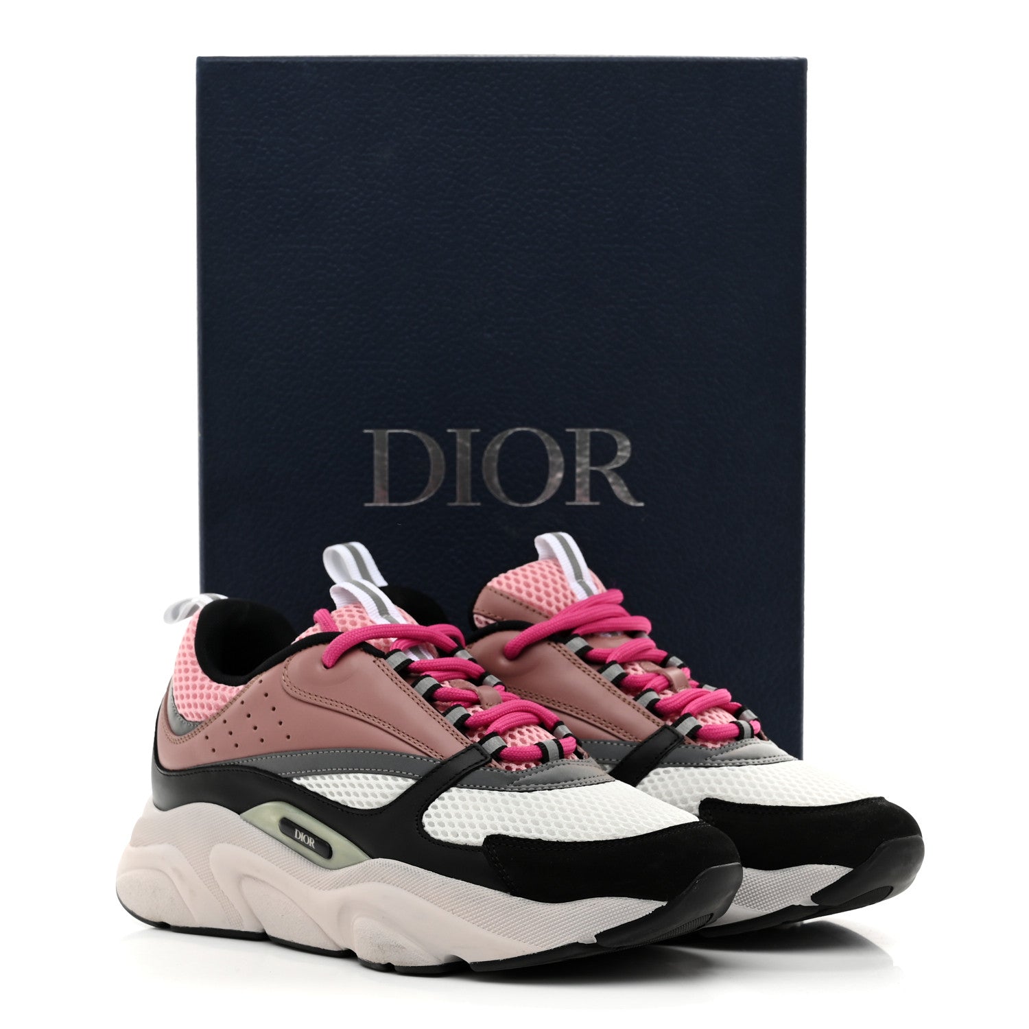Christian Dior Technical Mesh Calfskin Womens B22 Sneakers 40 Red 10 of 10
