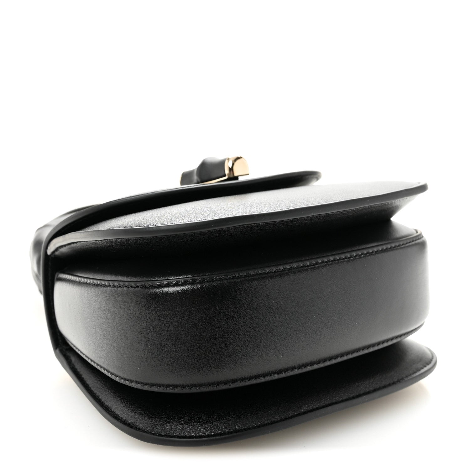 Gucci Boarded Dyana Lux Calfskin Mini Bamboo 1947 Top Handle Bag Black 4 of 9