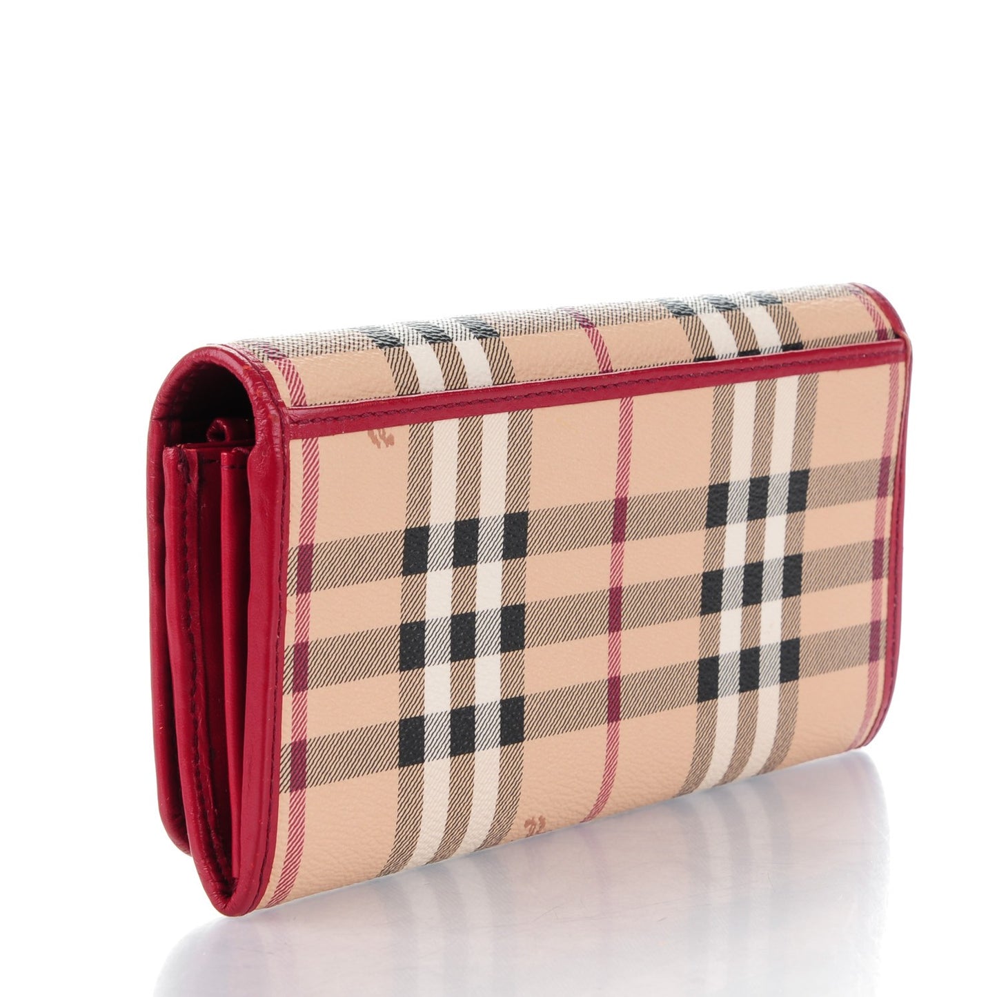 Haymarket Check Winsley Continental Wallet Red