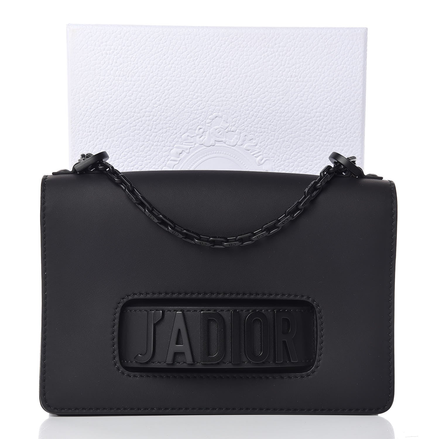 Christian Dior Ultra Matte Calfskin J'Adior Chain Flap Bag Black 9 of 9