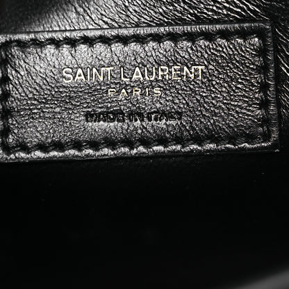 Saint Laurent Grain de Poudre Medium Classic Monogram Cassandra Top Handle Black 6 of 12