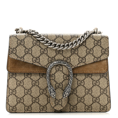 Gucci GG Supreme Monogram Mini Dionysus Shoulder Bag Taupe 1 of 13