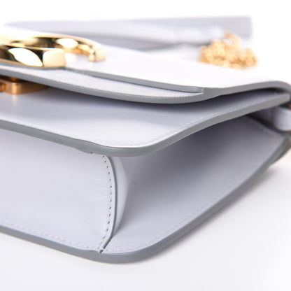 Chloe Calfskin Suede C Clutch With Chain Light Cloud 9 of 9