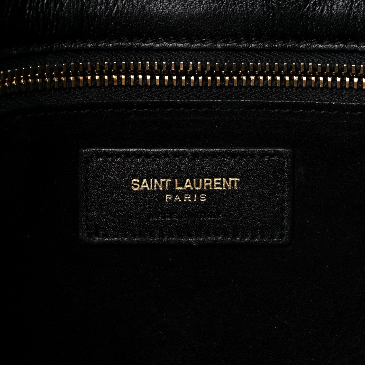 Saint Laurent Calfskin Monogram Hobo Black 6 of 10