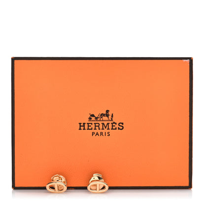 Hermes 18K Rose Gold TPM Farandole Stud Earrings 5 of 5