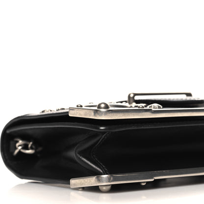 Prada City Calf Saffiano Cahier Astrology Bag Black 8 of 9