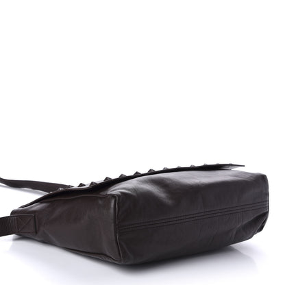 Valentino Garavani Vitello Rockstud Messenger Brown 4 of 10