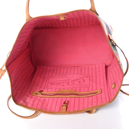 Louis Vuitton Monogram Roses Neverfull MM 7 of 21