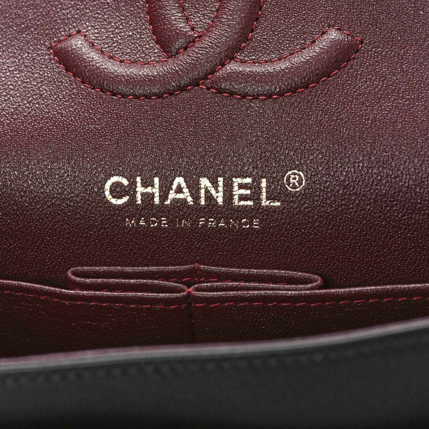Lambskin Quilted Small Double Flap Black