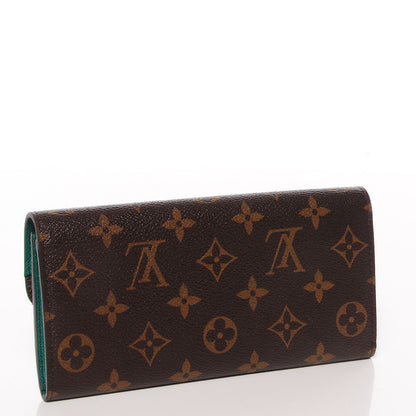 Louis Vuitton Monogram Emilie Wallet Vert 3 of 8