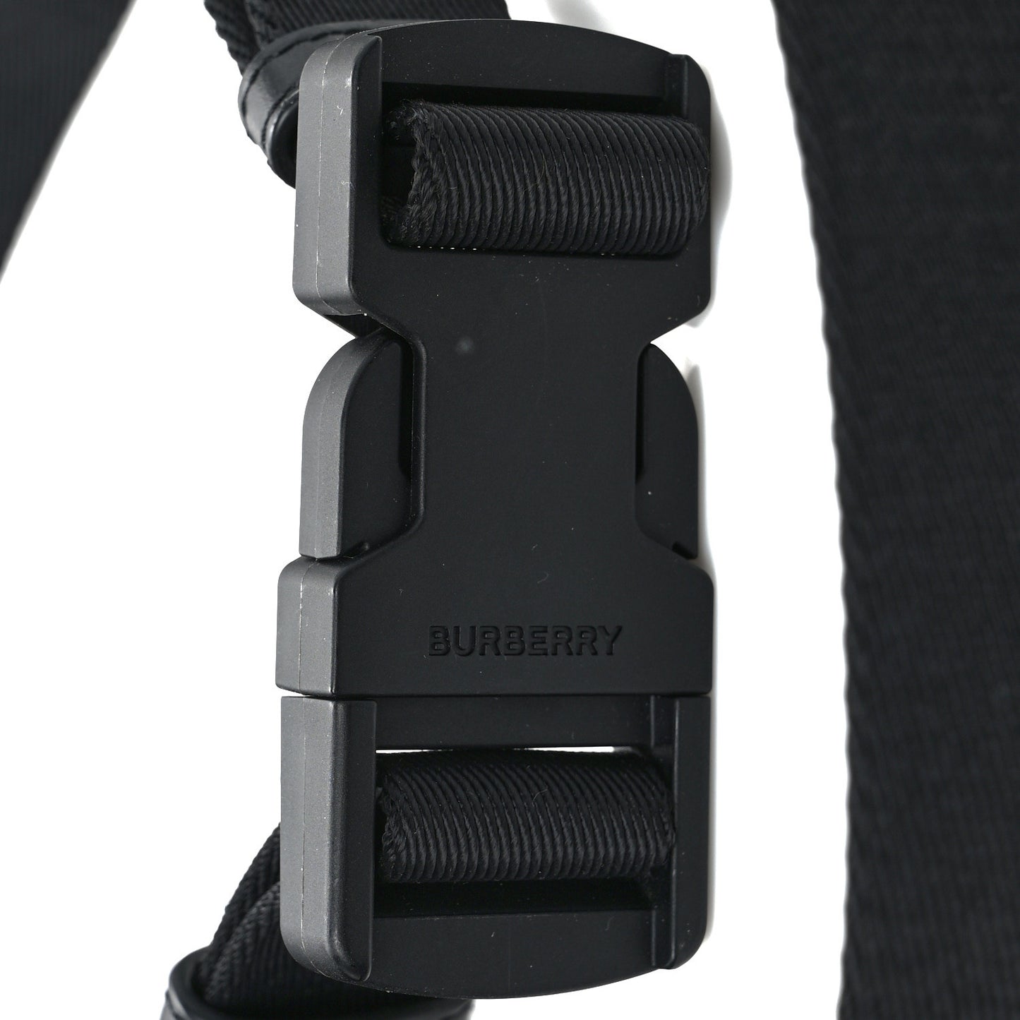 Econyl Logo Print Small Cannon Bum Bag Charcoal Grey