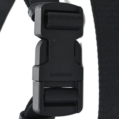 Burberry Econyl Logo Print Small Cannon Bum Bag Charcoal Grey 10 of 11