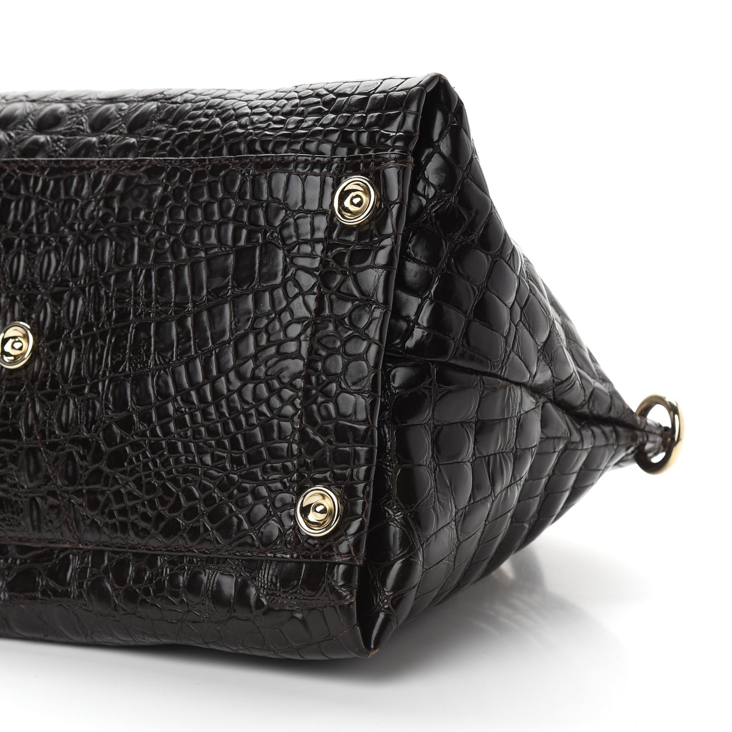 Calfskin Crocodile Embossed Bag
