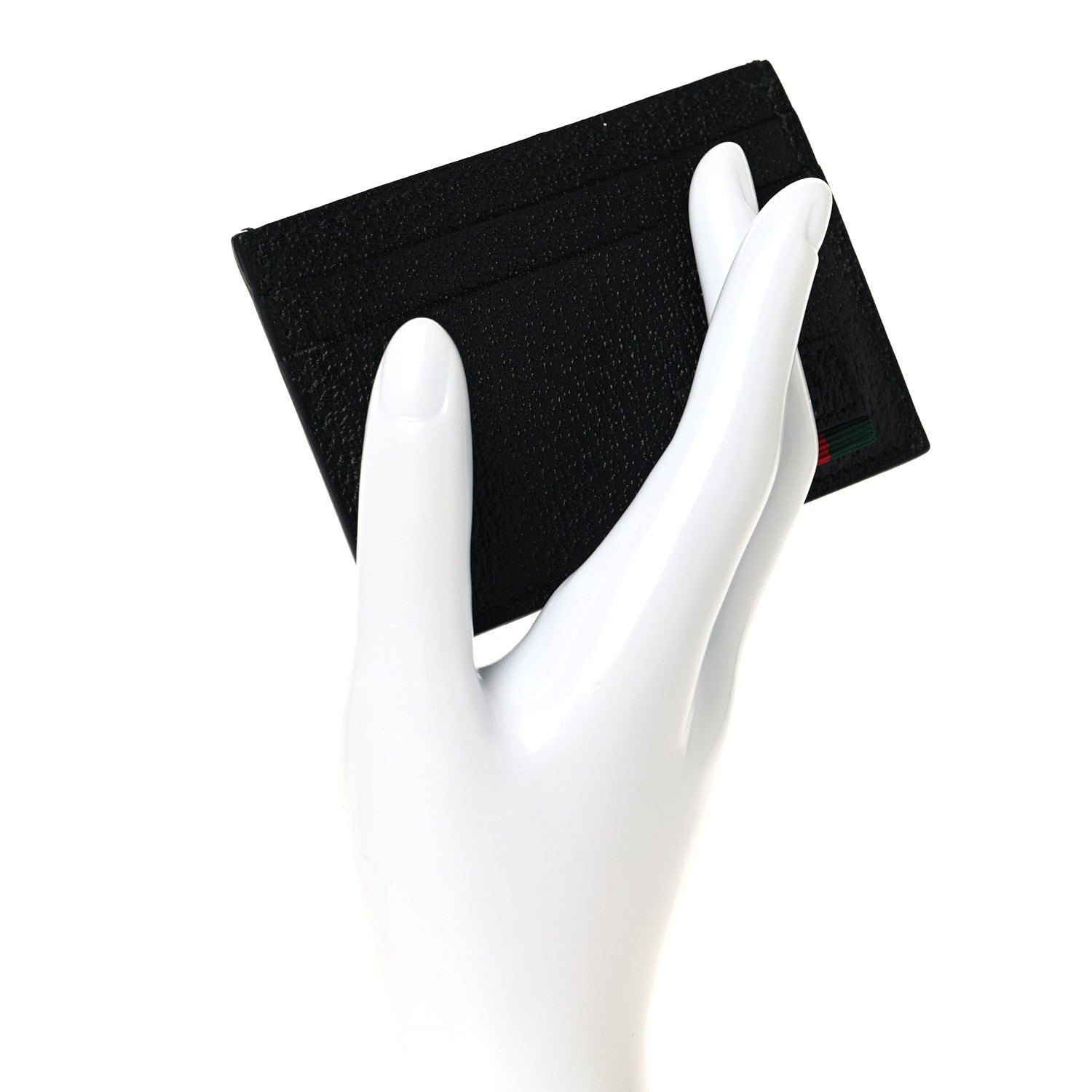 Gucci Calfskin Web Money Clip Black 2 of 6