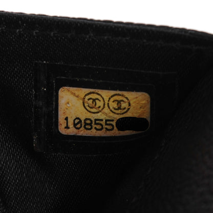 Chanel Caviar Outdoor Ligne French Wallet Black 8 of 8
