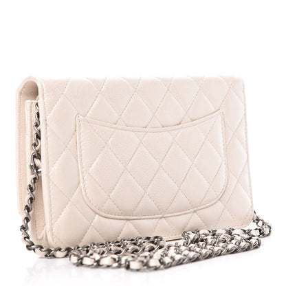 Chanel Metallic Calfskin Lucky Charms Casino 2.55 Reissue Wallet On Chain WOC Ivory 3 of 14