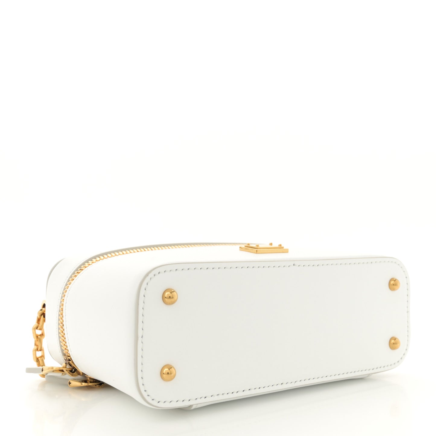 Calfskin Sicily Crossbody Bag White