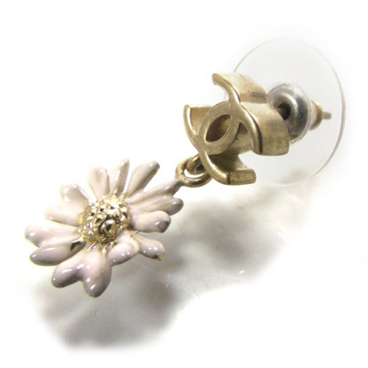Chanel Daisy CC Dangle Earrings Gold 5 of 5