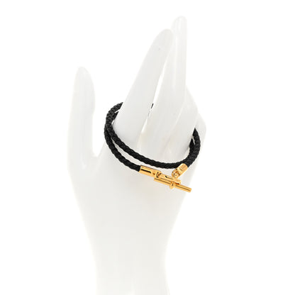 Hermes Swift Glenan Double Tour Bracelet T2 Black 2 of 6