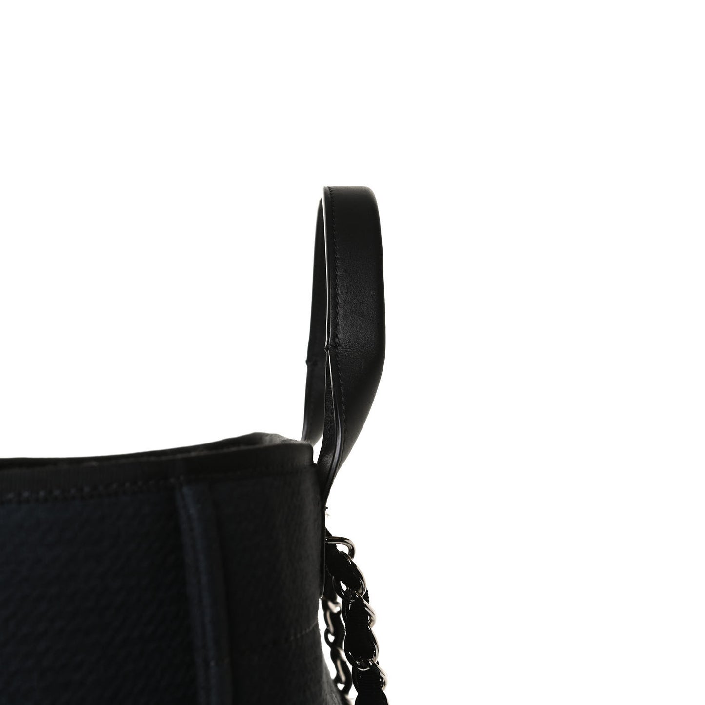 Mixed Fibers Large Deauville Tote Black