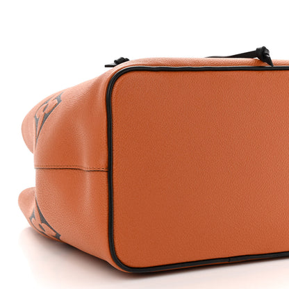 Louis Vuitton Empreinte Monogram Giant Crafty Neonoe MM Caramel Black 10 of 11