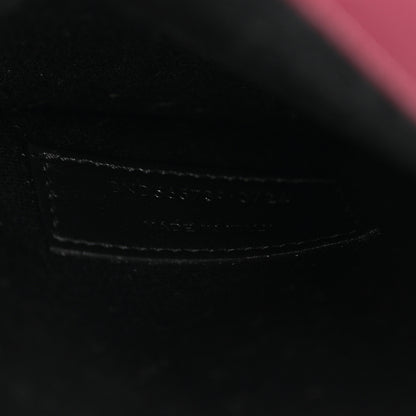 Saint Laurent Patent Calfskin Monogram Uptown Clutch Dark Red Wine 7 of 7