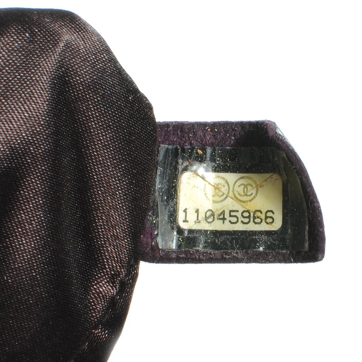 Distressed Lambskin Lady Braid Bowler Purple