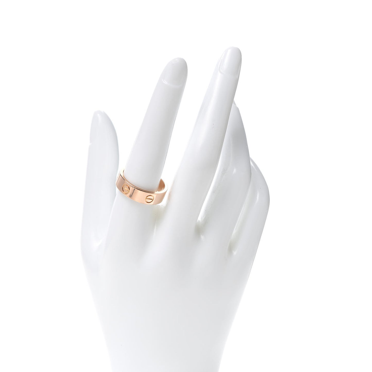 18K Pink Gold 5.5mm LOVE Ring 60 9