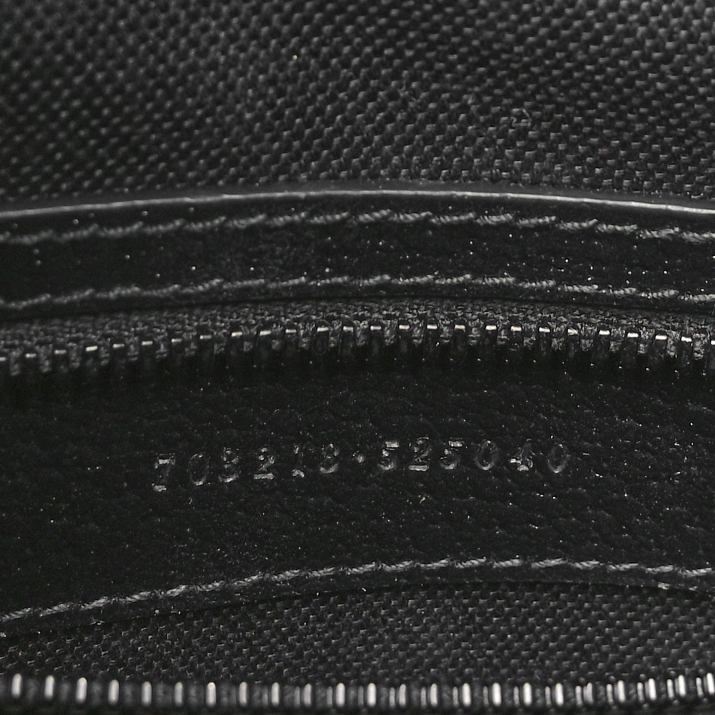 Textured Dollar Calfskin Web Monochrome Large Diana Tote Bag Black