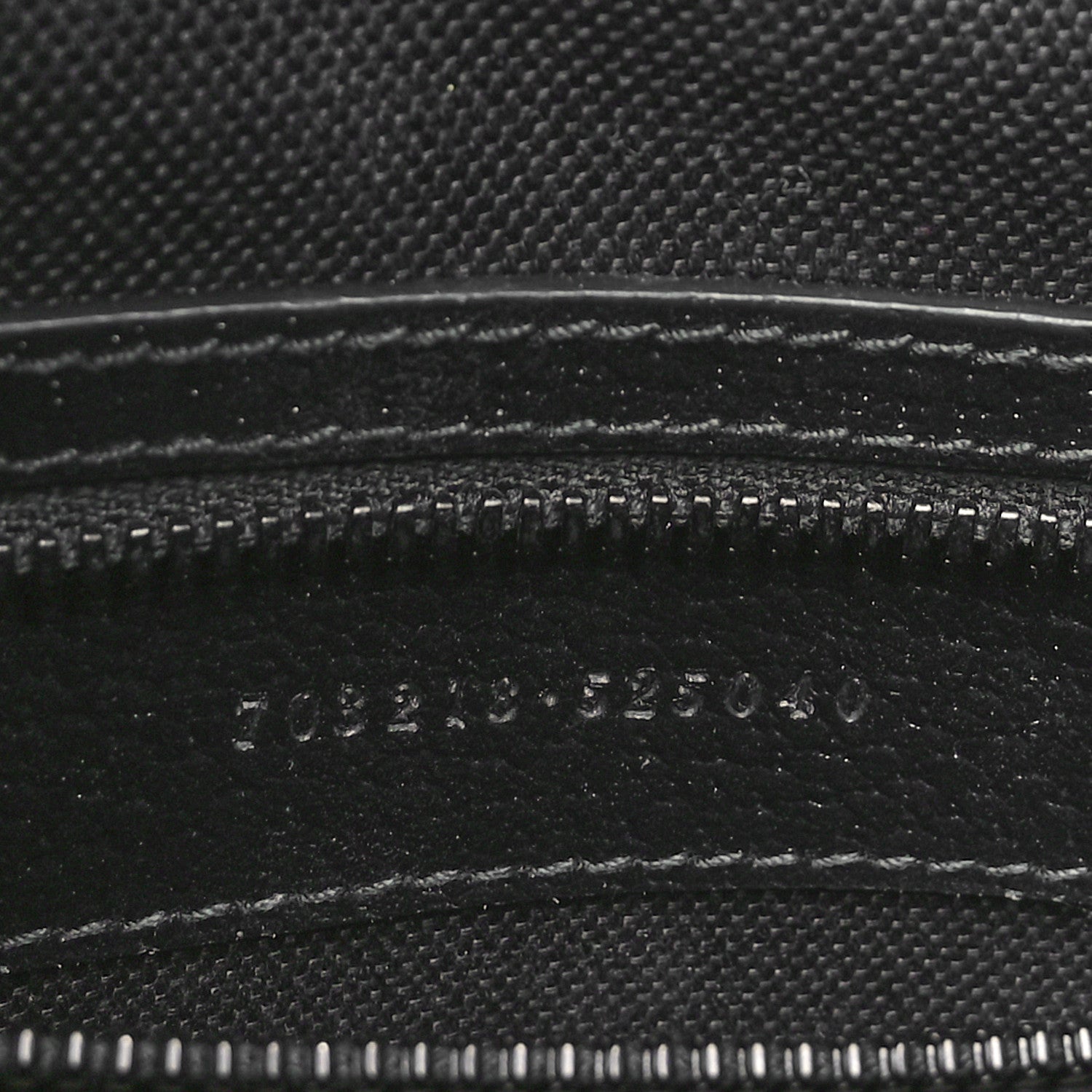 Gucci Textured Dollar Calfskin Web Monochrome Large Diana Tote Bag Black 7 of 10