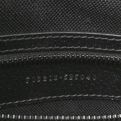 Gucci Textured Dollar Calfskin Web Monochrome Large Diana Tote Bag Black 7 of 10
