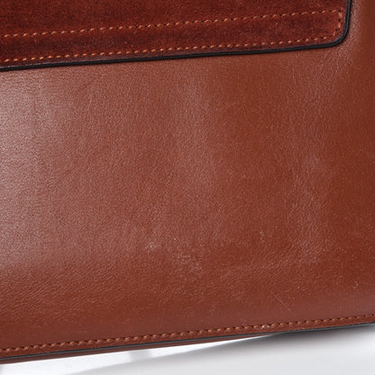 Chloe Suede Calfskin Small Faye Shoulder Bag Saffron Red 13 of 17