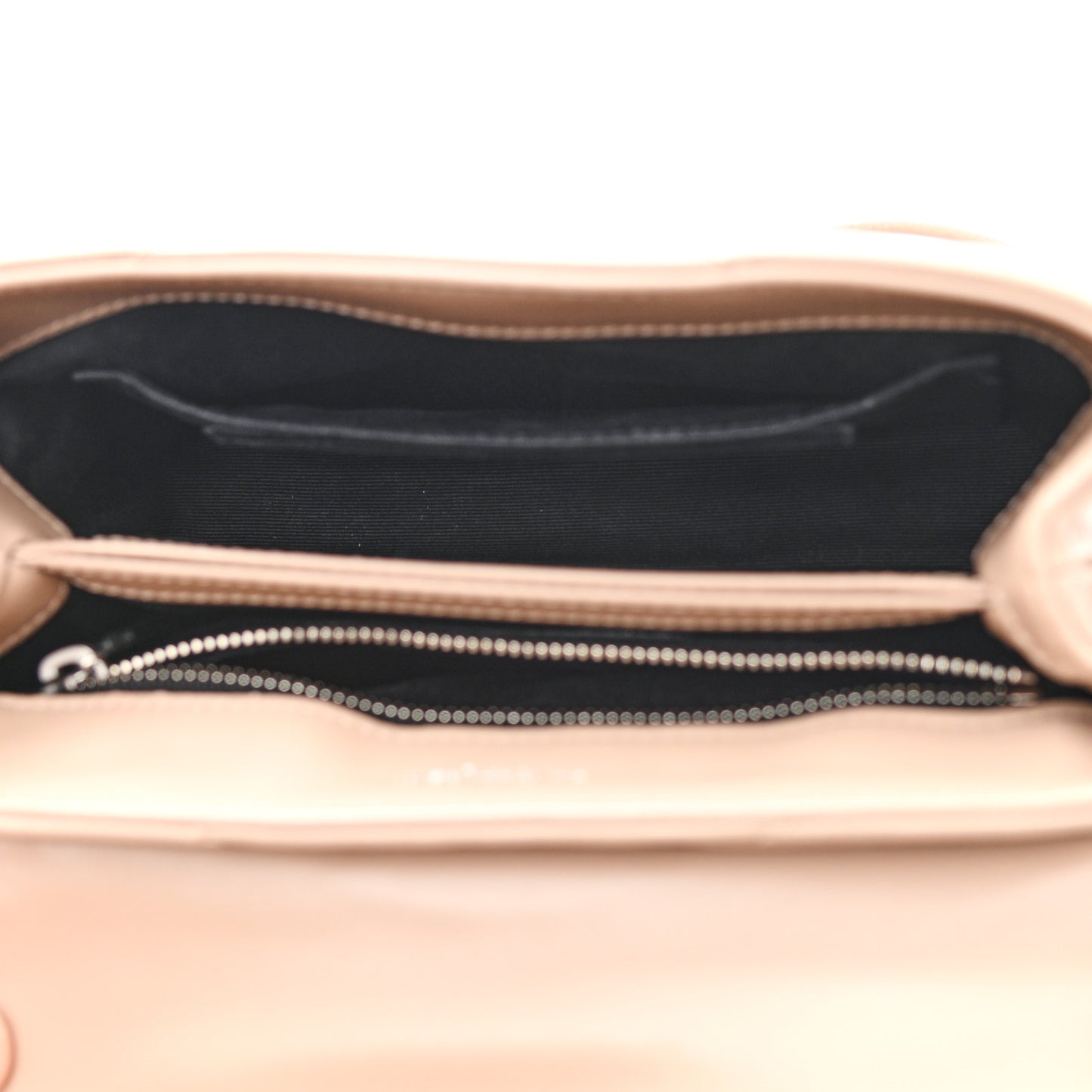 Calfskin Y Quilted Monogram Toy Loulou Crossbody Bag Latte