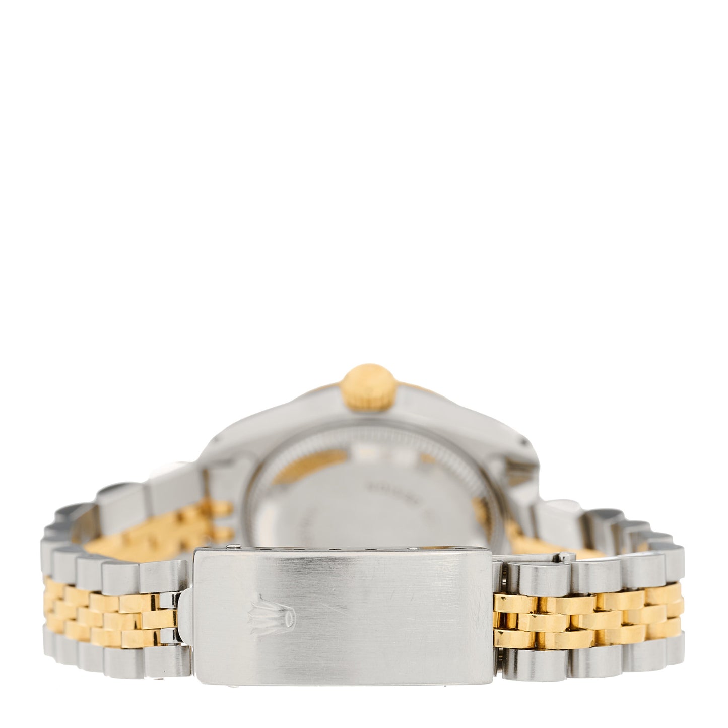 Stainless Steel 18K Yellow Gold 26mm Oyster Perpetual Datejust Watch Blue Roman 69173