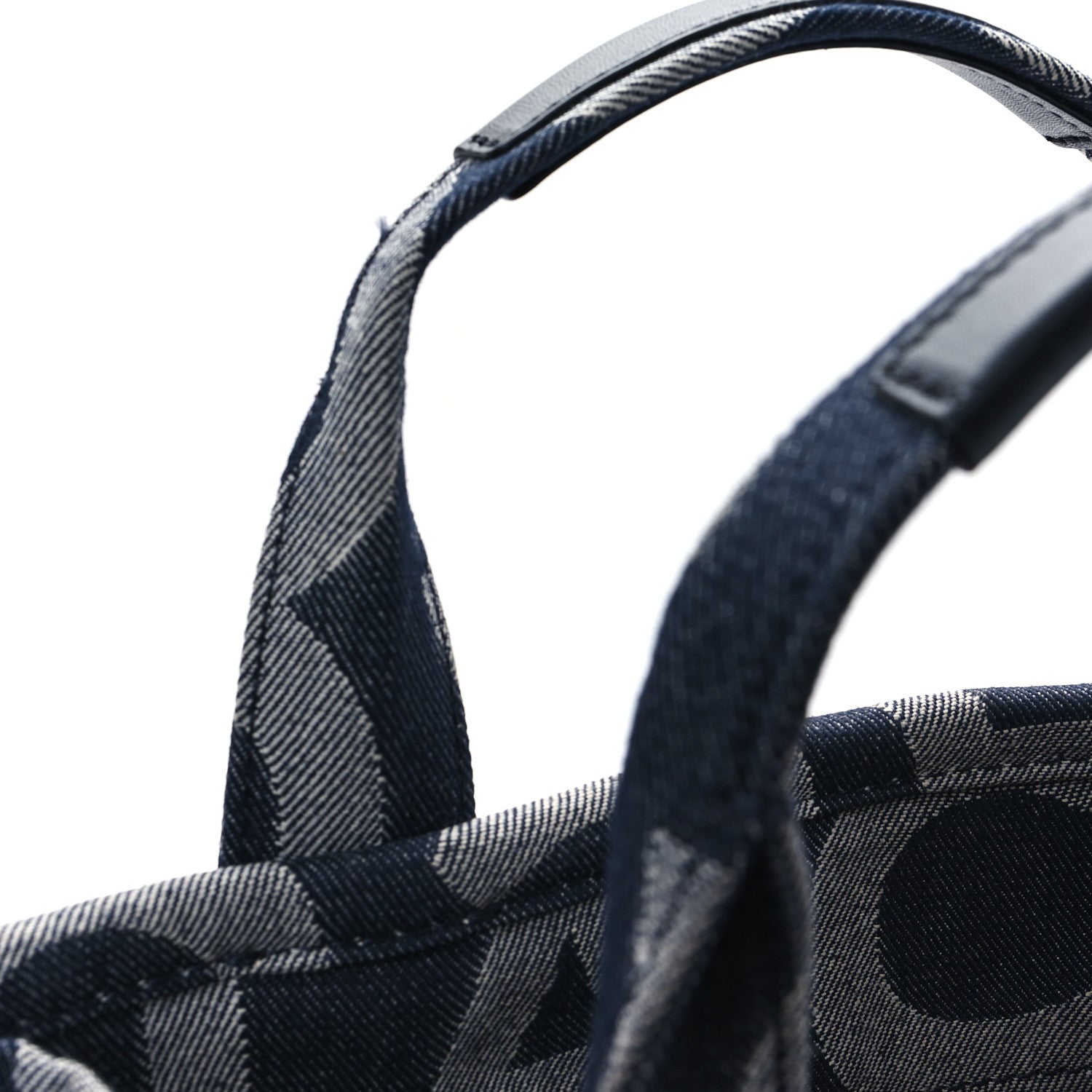 Marc Jacobs Denim Jacquard Medium The Monogram Tote Bag Denim Blue 11 of 12