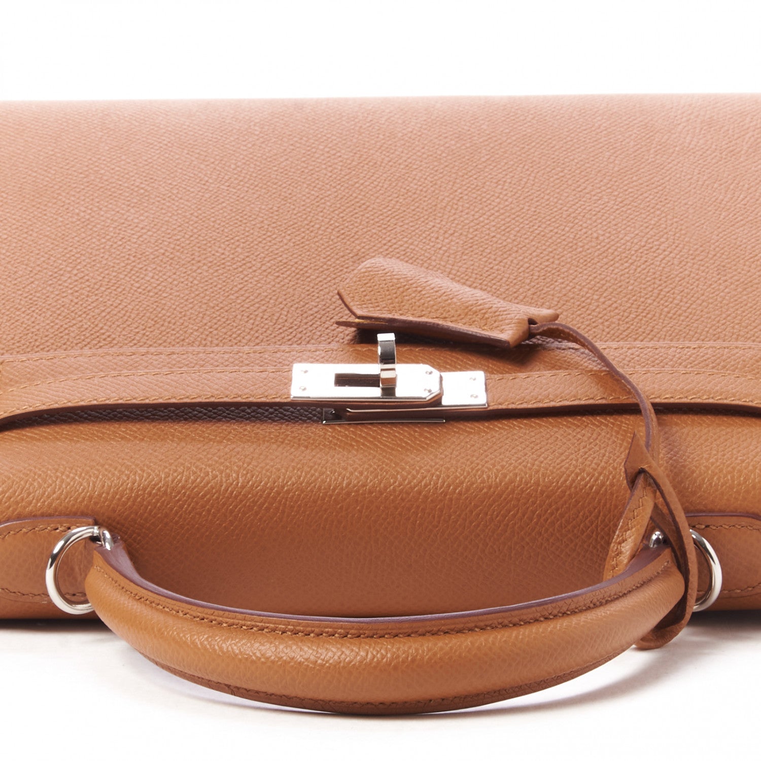 Hermes Epsom Verso Kelly Sellier 25 Caramel Jaune Ambre 9 of 33